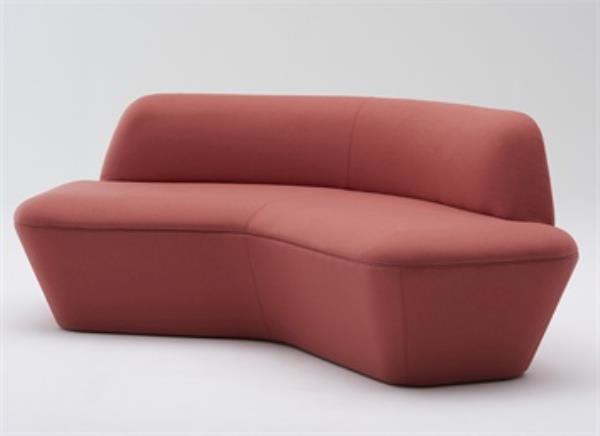 現代輕奢時尚酒吧弧形卡座沙發家具