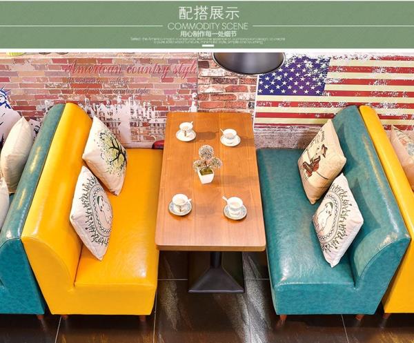 高檔西餐廳的沙發